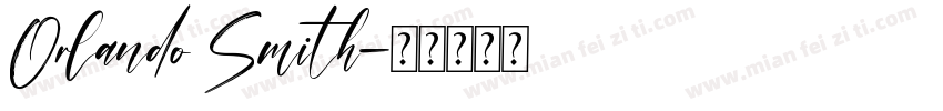 Orlando Smith字体转换